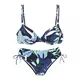 SUNSEEKER Bikini  mornarska / svetlo modra / pastelno zelena / bela