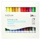 Rayher. NOVA akvarelne barve 24x12 ml + 3 čopič
