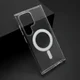 Futrola silikon MAGNETIC CONNECTION za Samsung S928B Galaxy S24 Ultra 5G providna (bela)