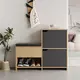 Hanah Home Cipelarnik Haven, 101.5x80.5x35.5 cm, Antracit