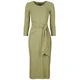 Lauren Ralph Lauren IMALAH LONG SLEEVE DAY DRESS Kaki