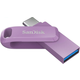 USB C & USB disk SanDisk 128GB UltraDual GO, 3.1/3.0, b do 400 MB/s, modra