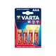 Baterija alkalna 1.5V AAA LR03 MaxTech VARTA 4/1 blister