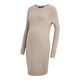 Vero Moda Maternity Pletena obleka VMMDOFFY svetlo rjava