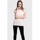 Womens T-shirt with extended shoulder pink