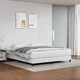 Madrac s džepičastim oprugama srednje tvrdoće bijeli 160x200x20 cm umjetne kože