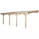 WEKA Lesena vrtna pergola 671 (7x3 m)