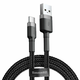 BASEUS Kabel USB na USB-C Cafule 2A 2 m (sivo/črno)