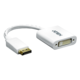 Aten Konverter ATEN DisplayPort na DVI, do 4096 x 2160 pik, za PC in HDTV, bela, moški priključki, visoka kakovost in hitrost prenosa do 165 MHz