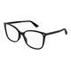 Gucci GG0026O 001 M (53) Črna/Kristalna