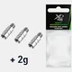 Dodatna teža za pikado puščice/XQMax/2BA - 2g/Silver