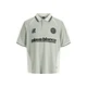 Jack & Jones Junior Majica Club Ribbed Football svetlo siva/meta/črna