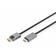 DP To HDMI Kabel with LED 4K/30HZ, 1.8m Aluminum Housing ,Gold plated, Support4K30HZ