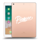 Silikonski prozorni ovitek za Apple iPad 9.7 2018 (6. gen) - Picasee - White