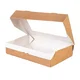 Kartonska kutija sa prozorom Eco Tabox, 1450 ml, 260x150x40 mm kraft, 50 kom