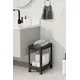 Aberto Design Polica za odlaganje TKRLKKT-2K-3, 23x36x40 cm, Crna