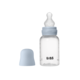 BIBS - Otroška steklenička 150 ml, silikon - Baby Blue (počasen pretok)