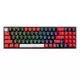 KEYBOARD - REDRAGON POLLUX K628RGB PRO ŽIČNA/BREZŽIČNA/BT MEHANSKA TIPKOVNICA, RDEČA STIKALA