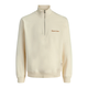 JACK & JONES Majica JORNORREBRO  temno oranžna / volneno bela