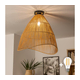 Brilagi - LED plafonski luster CERIA BOHO 1xE27/40W/230V prečnika 50 cm braon