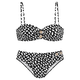 VIVANCE Bikini bež / črna / bela