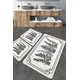 Lessentiel Maison Set 3 prostirke za kupatilo Šareni