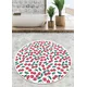 LEssentiel Maison Kupatilski otirač Ciliegia, 80cm, Belo-crveni