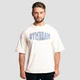 GymBeam Athletic Society Boxy T-shirt Cream