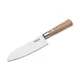 Böker - Damaskovski kuhinjski nož santoku DAMAST OLIVE 17,2 cm oljčni les