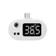 AVIZAR Prenosni infrardeči termometer Micro-USB z digitalnim LED zaslonom, Bela, (5000071425)