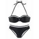 LASCANA Bikini, črna
