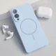Maska Mag Case PureTone za Samsung S25 Edge svetlo plava