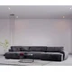 Atelier del Sofa Ugaona garnitura Enjoy Chl-O3-2R, 180x405x150 cm, Antracit
