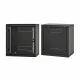 Triton kabinet zidni 18U 900 600x400 črn sestavljen
