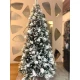 MAISON ADORABLE Novogodišnja jelka SNOWY IMPERIAL PINE 180 cm, Zeleno- bela