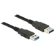 Kabel DELOCK, USB 3.0-A (M) na USB 3.0-A (M), 1.0 m