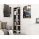 Hanah Home Polica 45x170x22cm Crno-Bela
