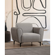 ATELIER DEL SOFA Fotelja Aren Grey