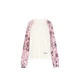 Desigual Pulover temno liila / staro roza / rjasto rdeča / volneno bela