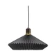 Halo Design 744299-Luster na sajli PARIS 1xE27/60W/230V prečnik 56 cm crna/mesing/hrast