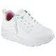 Skechers Patike za devojčice Uno Lite - Vivid Splash, 310370L-WMLT, Bele