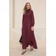 Trendyol Modest Ženska haljina Tctss26Eb00041, Ljubičasta