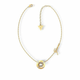 Guess Elegantna pozlačena ogrlica Solitaire JUBN01459JWYGT/U