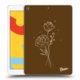 Crna silikonska maskica za Apple iPad 10.2 2019 (7. gen) - Brown flowers