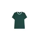 Bershka Majica siva / bela