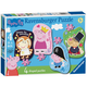 RAVENSBURGER Peppa Pig Puzzle 4v1 (4,6,8,10 kosov)