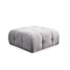 ATELIER DEL SOFA Tabure Amaris Pouffe Light Grey