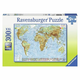 Ravensburger puzzle - Mapa sveta - 300 delova