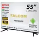Falcom Smart LED TV @ Android 55", 4K, DVB-S2/T2/C, HDMI, WiFi - TV-55LTF022SM