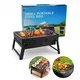 shumee Turistični žar na oglje, vrtni, kovček, prenosni, zložljivi, BBQ